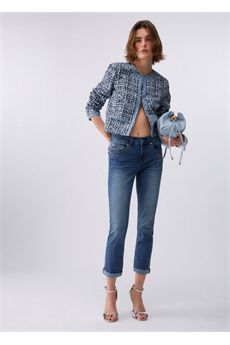 Jeans da donna in denim blu scuro Liu.Jo Denim | UA6006D031879012