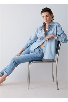 Jeans da donna in denim blu Liu.Jo Denim | UA6006D479779027
