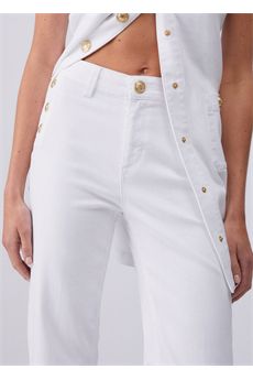 Pantaloni da donna di colore bianco Liu.Jo Denim | UA6162T456A11111
