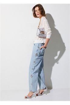 Jeans da donna di colore denim blu Liu.Jo Denim | UA6196D485479019