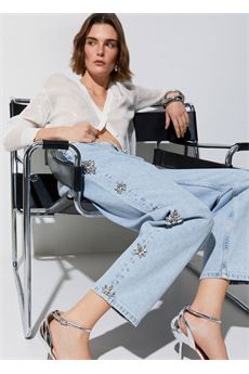 Jeans da donna di colore denim blu Liu.Jo Denim | UA6196D485479019