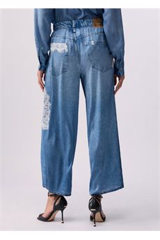 Pantaloni da donna di colore denim blu Liu.Jo Denim | UA6312T595879044