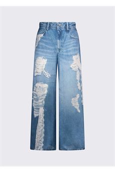 Pantaloni da donna di colore denim blu Liu.Jo Denim | UA6312T595879044