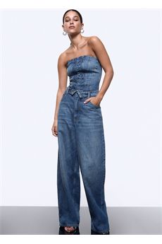 Top da donna in blu denim Liu.Jo Denim | UA6506D039979157