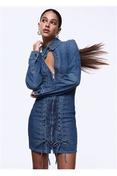 Abito da donna in blu denim Liu.Jo Denim | UA6508D039979157