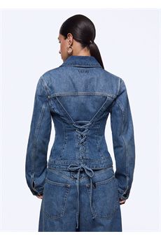 Giacca da donna in blu denim Liu.Jo Denim | UA6511D040079157