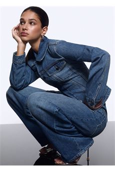 Giacca da donna in blu denim Liu.Jo Denim | UA6511D040079157