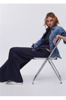 Pantaloni da donna di colore blu scuro Liu.Jo Sport | TA6080JS86993924