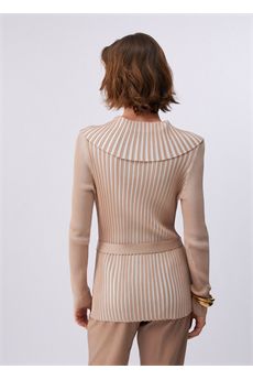 Cardigan da donna di colore beige Liu.Jo Sport | TA6116MS55NC3889