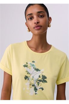 T-shirt da donna di colore giallo Liu.Jo Sport | TA6163JS003P9311