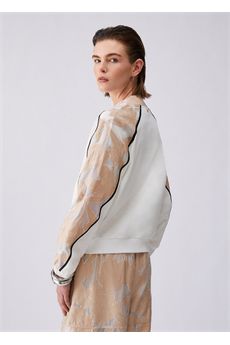 Felpa da donna di colore beige Liu.Jo Sport | TA6197FS090C3883