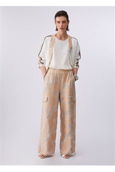 Felpa da donna di colore beige Liu.Jo Sport | TA6197FS090C3883