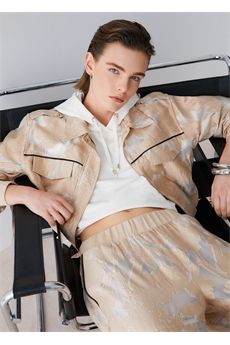 Giacca da donna di colore beige Liu.Jo Sport | TA6199T345AC3884