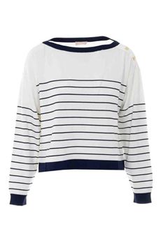 Maglia da donna di colore bianco e blu Liu.Jo Sport | TA6213MS55NC3882