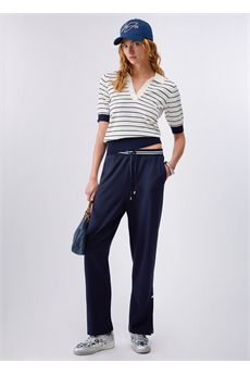 Maglia da donna di colore bianco e blu Liu.Jo Sport | TA6215MS55NC3882