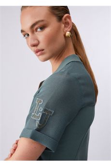 Abito da donna di colore verde militare Liu.Jo Sport | TA6235J385576009