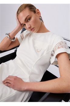 Abito da donna di colore bianco latte Liu.Jo Sport | TA6236J385510105