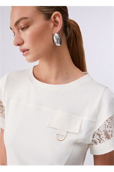 Abito da donna di colore bianco latte Liu.Jo Sport | TA6236J385510105