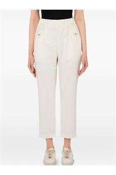 Pantaloni da donna di colore bianco Liu.Jo Sport | TA6255TS92210105