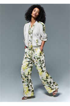 Giacca da donna di colore bianco e verde Liu.Jo Sport | TA6256T358AP9217