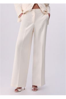 Pantaloni da donna di colore panna