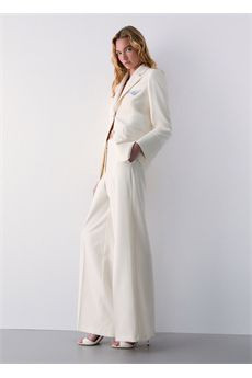 Pantaloni da donna di colore panna Liu.jo White | WA6099TS896X076A