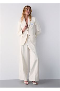 Pantaloni da donna di colore panna Liu.jo White | WA6099TS896X076A