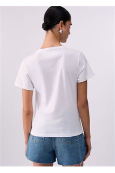 T-shirt da donna di colore bianco Liu.jo White | WA6237JS923P9331
