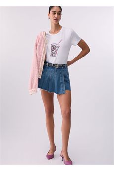 T-shirt da donna di colore bianco Liu.jo White | WA6237JS923P9331