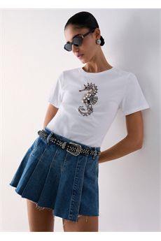 T-shirt da donna di colore bianco Liu.jo White | WA6237JS923P9778