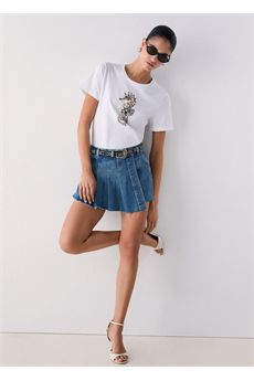 T-shirt da donna di colore bianco Liu.jo White | WA6237JS923P9778