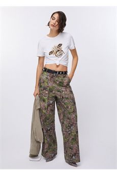 T-shirt da donna di colore bianco Liu.jo White | WA6237JS923P9779