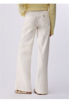 Pantaloni da donna di colore panna Liu.jo White | WA6274T9257X0760