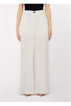 Pantaloni da donna di colore bianco Liu.jo White | WA6309T437AB3145