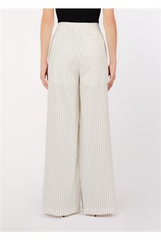 Pantaloni da donna di colore bianco Liu.jo White | WA6309T437AB3145