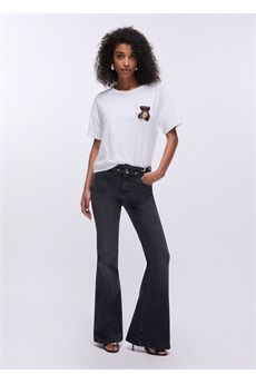 T-shirt da donna di colore Liu.jo White | WA6414JS923P9430