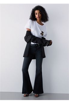 T-shirt da donna di colore Liu.jo White | WA6414JS923P9430