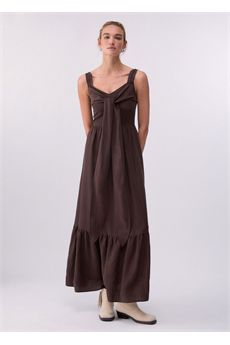 Abito da donna di colore marrone scuro Liu.jo White | WA6428T481891109