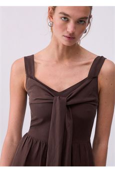 Abito da donna di colore marrone scuro Liu.jo White | WA6428T481891109