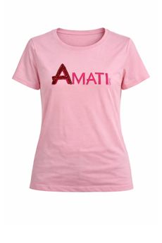 T-shirt da donna di colore rosa Liu.jo White | WA6431JS904P9324