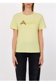 T-shirt da donna di colore hiallo Liu.jo White | WA6431JS904P9325