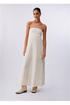 Abito da donna di colore naturale Liu.jo White | WA6456T472AP9417