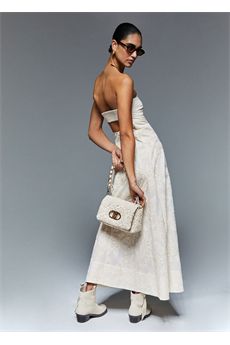 Abito da donna di colore naturale Liu.jo White | WA6456T472AP9417