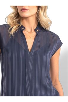 Top da donna di colore blu Liu.jo White | WA6470T413A93924