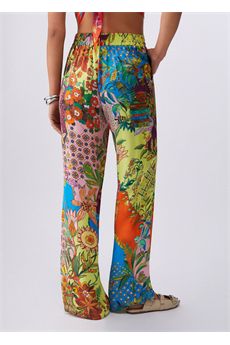 Pantaloni da donna multicolor Liu.jo White | WA6484T473AP9363
