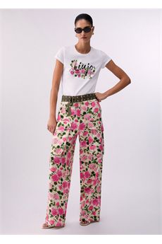 T-shirt da donna di colore bianco Liu.jo White | WA6493JS923P9603