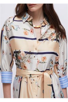 Abito da donna di colore arancione e azzurro Liu.jo White | WA6507T2555P9547