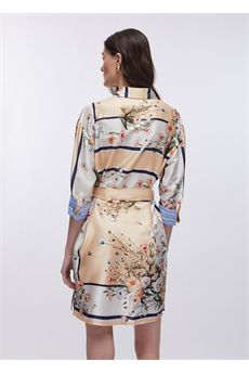 Abito da donna di colore arancione e azzurro Liu.jo White | WA6507T2555P9547