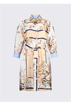 Abito da donna di colore arancione e azzurro Liu.jo White | WA6507T2555P9547