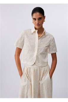 Camicia da donna di colore bianco Liu.jo White | WA6508T472AP9417